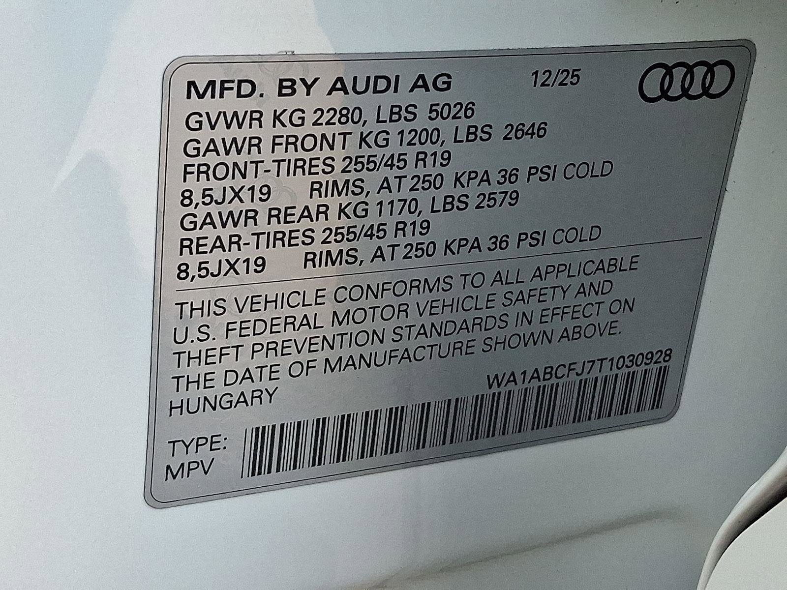 New 2026 Audi Q3 quattro 2.0T image 22