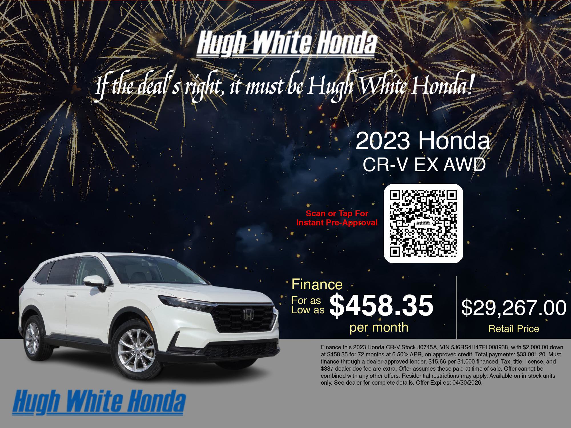 Used 2023 Honda CR-V EX image 3