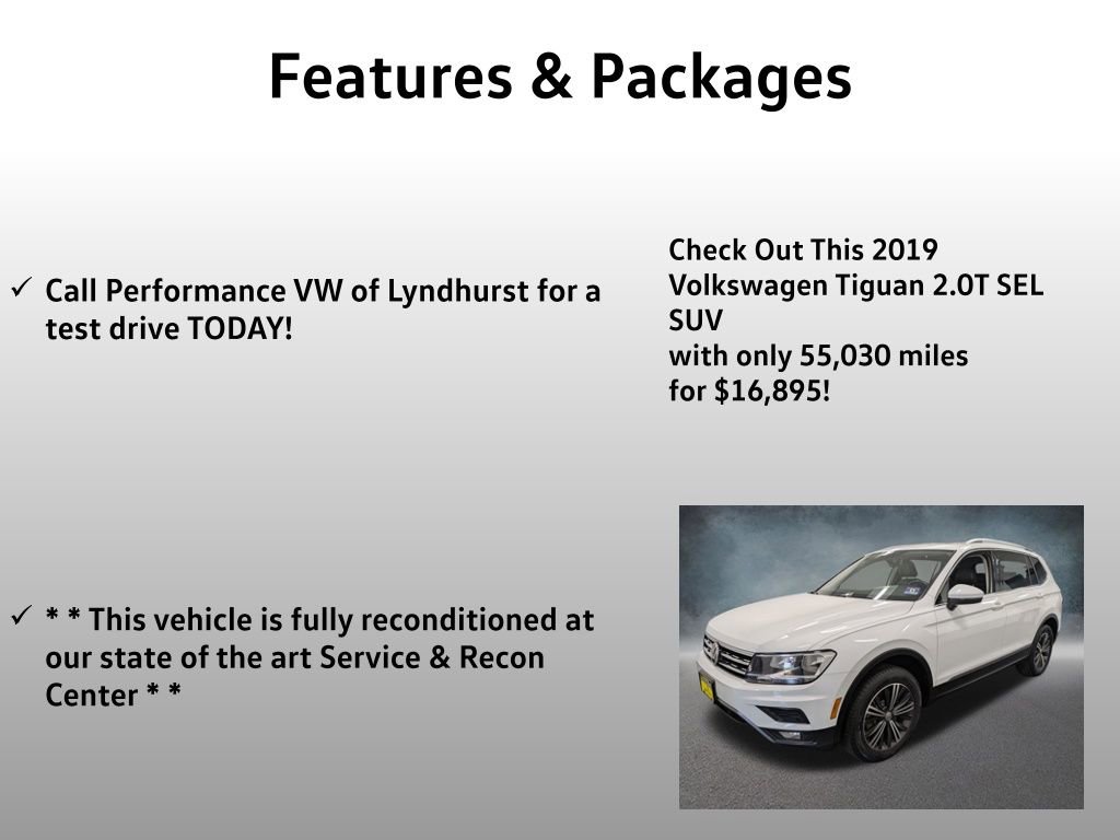 Used 2019 Volkswagen Tiguan SEL w/ 3rd Row Seat Package image 4