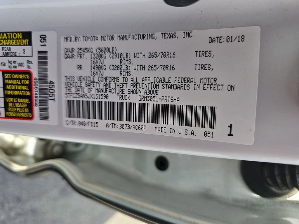 Used 2018 Toyota Tacoma TRD Off-Road image 36