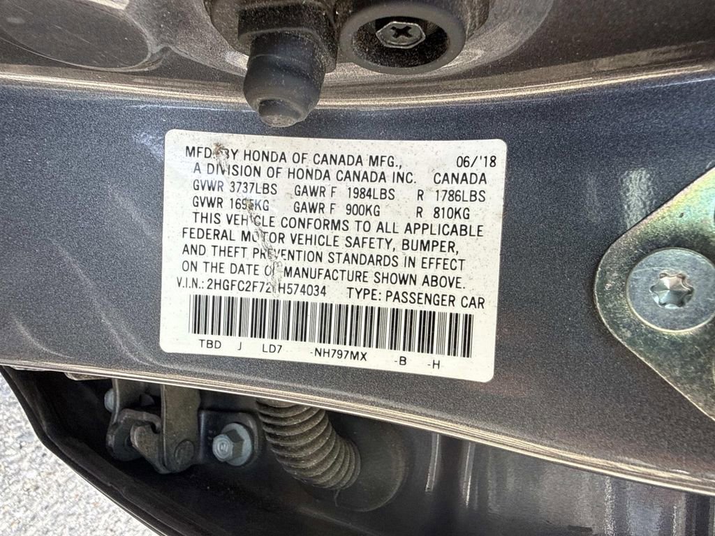 Used 2018 Honda Civic EX image 12