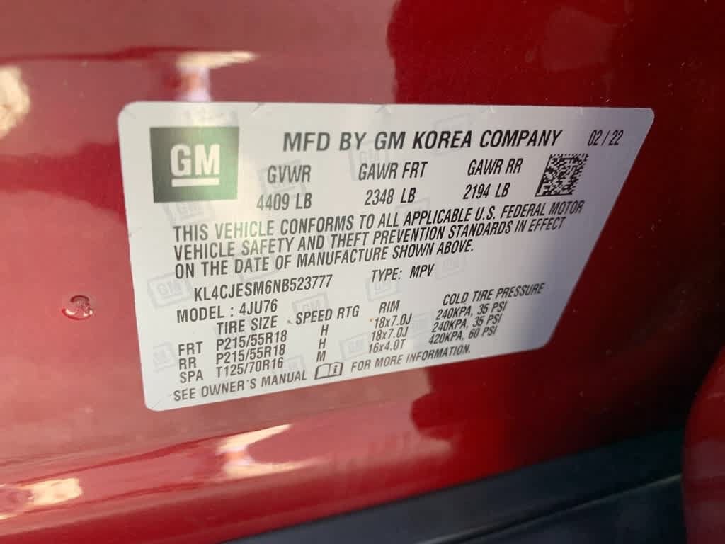 Certified 2022 Buick Encore Preferred AWD/4WD image 30
