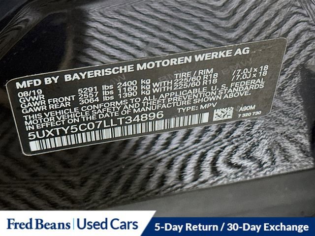 Used 2020 BMW X3 xDrive30i w/ Convenience Package image 34