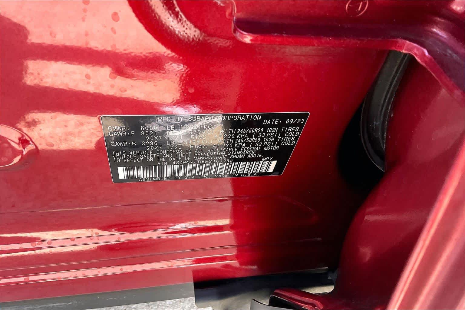 Used 2023 Subaru Ascent Limited w/ Technology Package AWD/4WD image 37