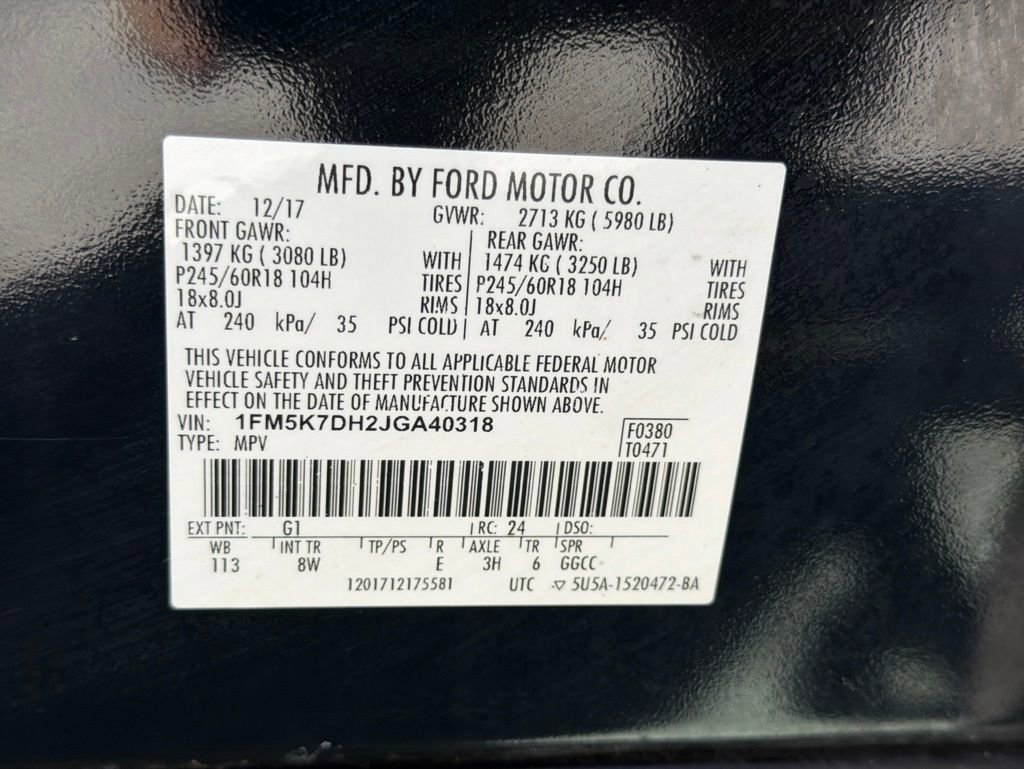 Used 2018 Ford Explorer XLT w/ Class II Trailer Tow Package FWD image 14