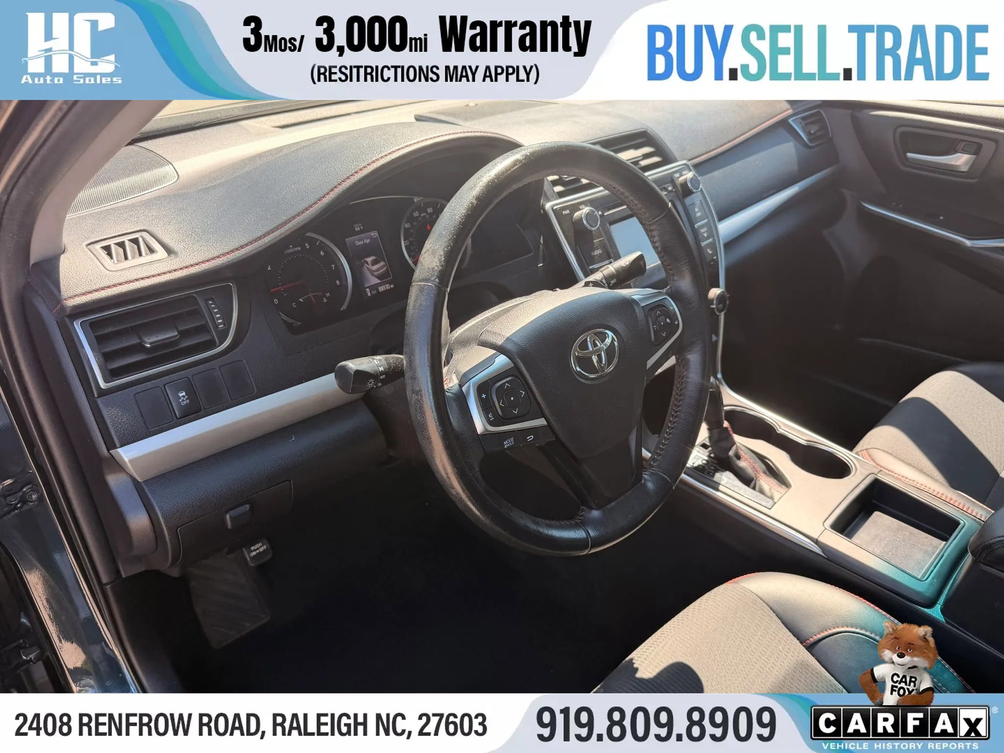 Used 2016 Toyota Camry SE FWD image 12