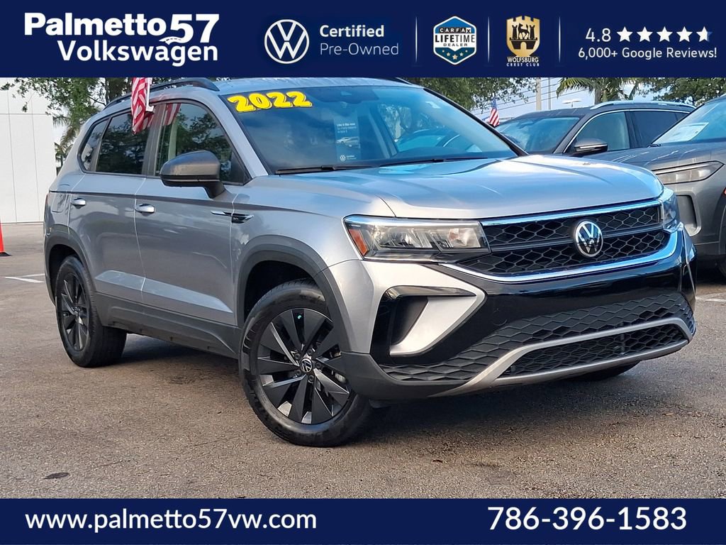 Certified 2022 Volkswagen Taos S w/ IQ Drive S Package AWD/4WD image 1