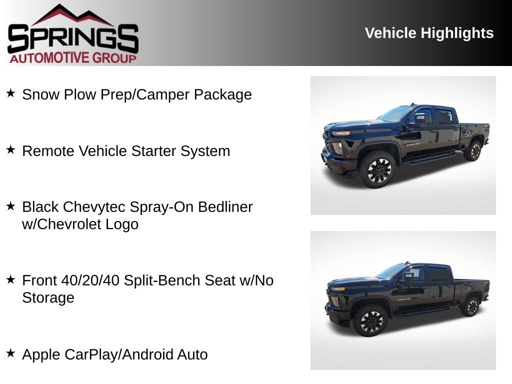 Used 2020 Chevrolet Silverado 2500 Custom w/ Custom Value Package AWD/4WD image 2