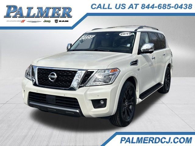 Used 2019 Nissan Armada Platinum w/ Captain's Chairs Package image 1