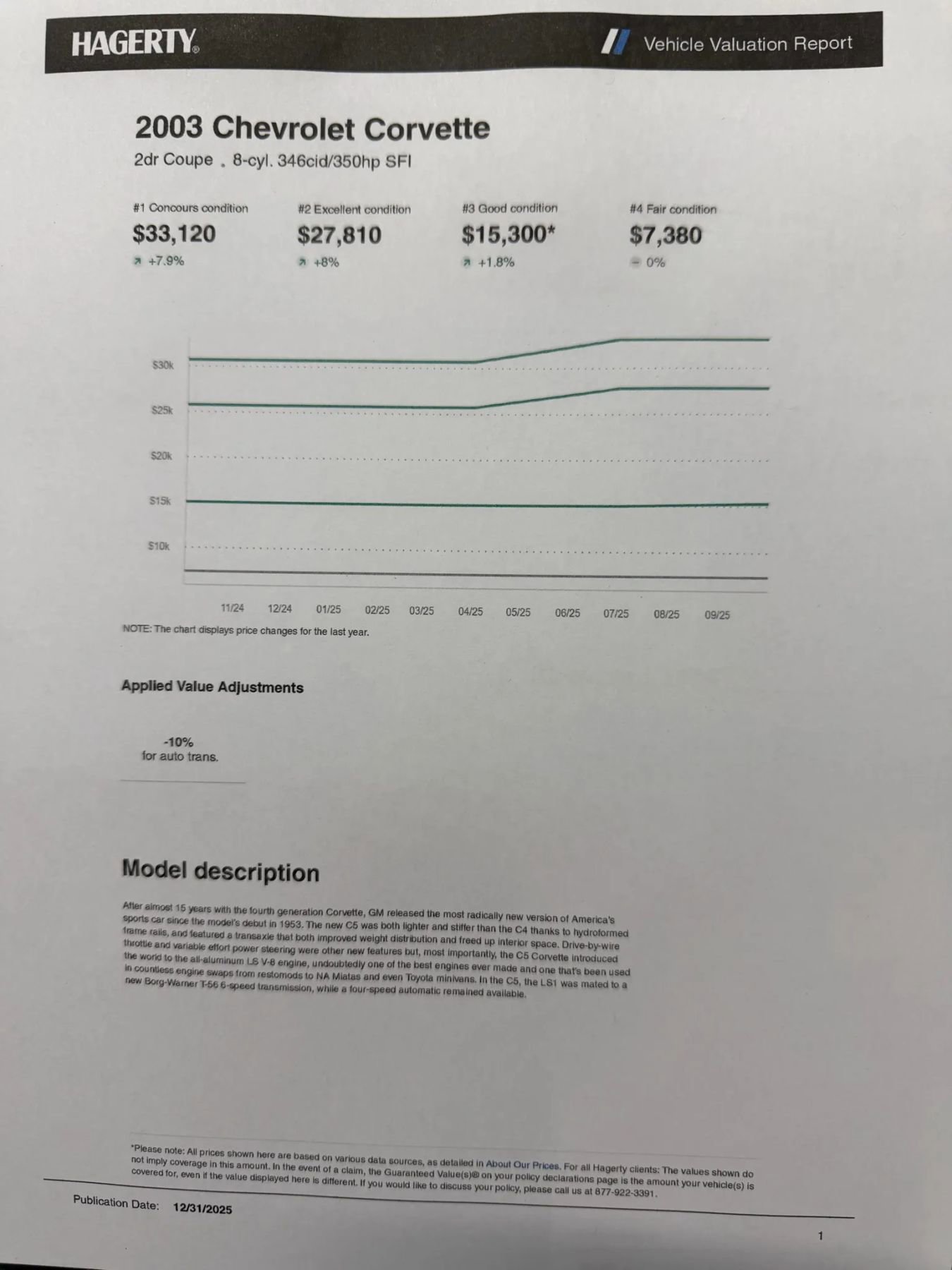 Used 2003 Chevrolet Corvette Coupe w/ Preferred Equipment Group image 3