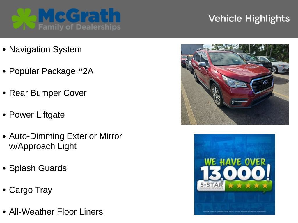 Used 2021 Subaru Ascent Touring w/ Popular Package #2A AWD/4WD image 6