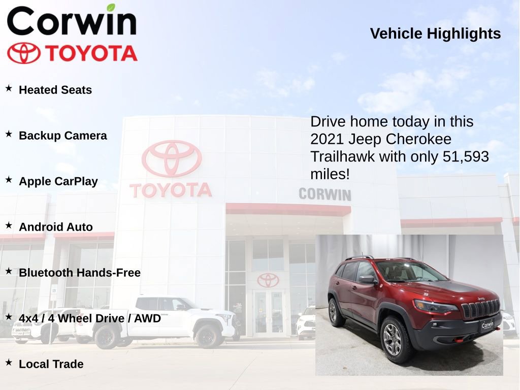 Used 2021 Jeep Cherokee Trailhawk image 6