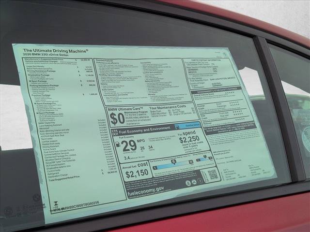 New 2026 BMW 330i xDrive Sedan w/ M Sport Package AWD/4WD image 18