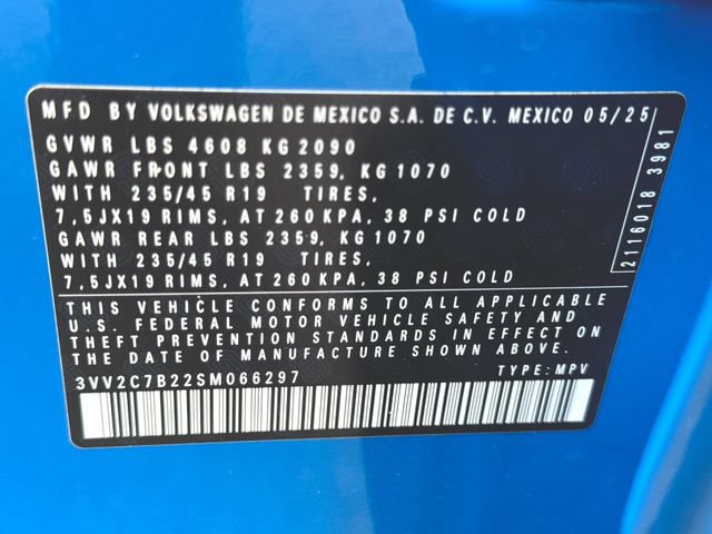 Certified 2025 Volkswagen Taos SE AWD/4WD image 34