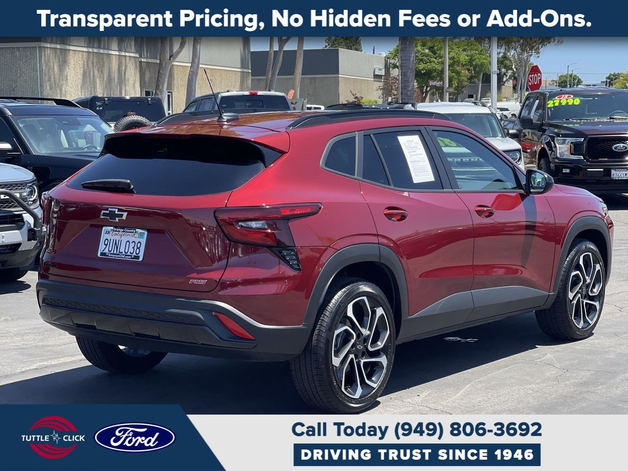 Used 2025 Chevrolet Trax RS w/ Sunroof Package FWD image 9