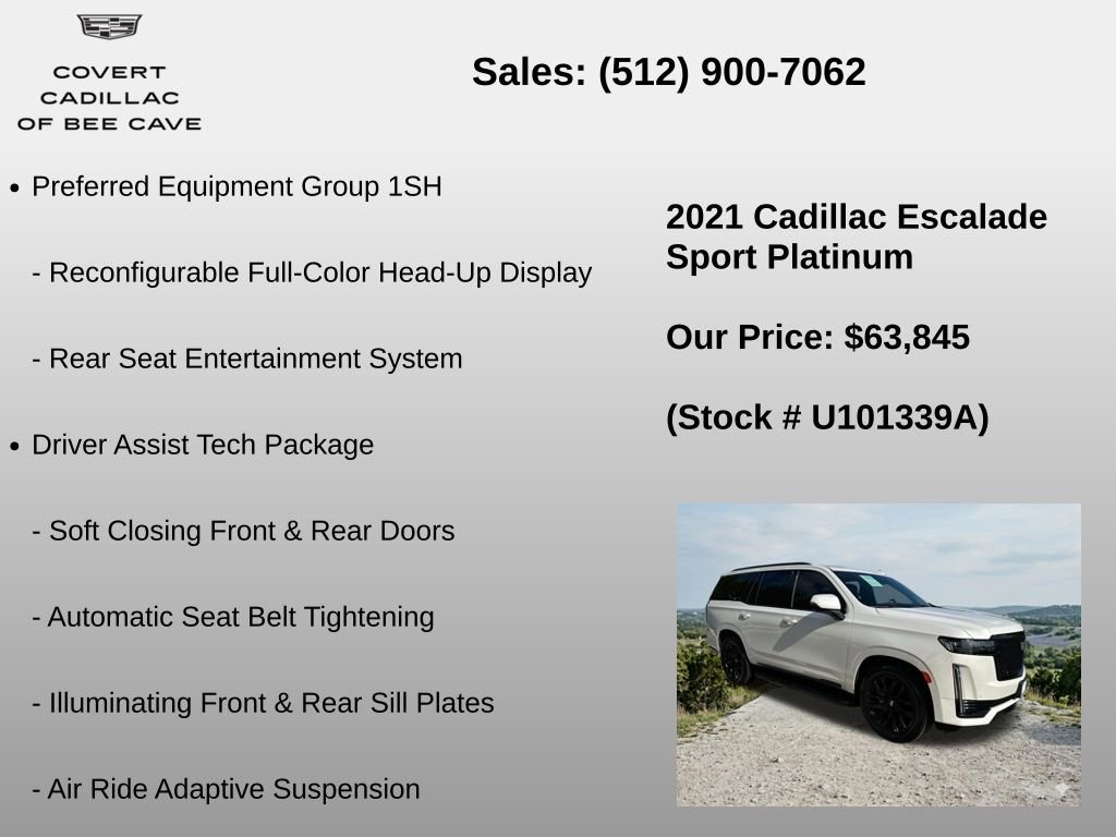 Used 2021 Cadillac Escalade Sport Platinum image 24