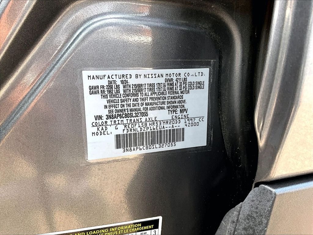 Certified 2025 Nissan Kicks SV AWD/4WD image 33
