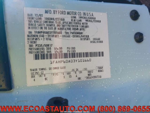 Used 2003 Ford Thunderbird Deluxe RWD image 18