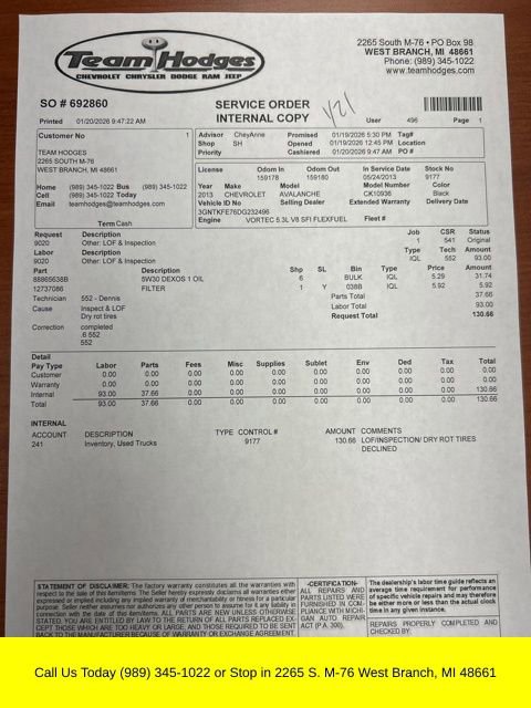 Used 2013 Chevrolet Avalanche LT AWD/4WD image 35