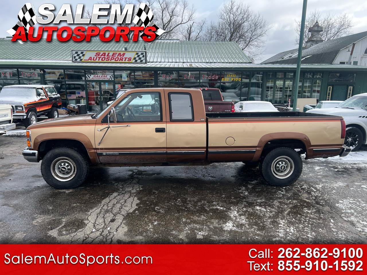 Used 1989 Chevrolet Silverado 3500 4x4 Extended Cab