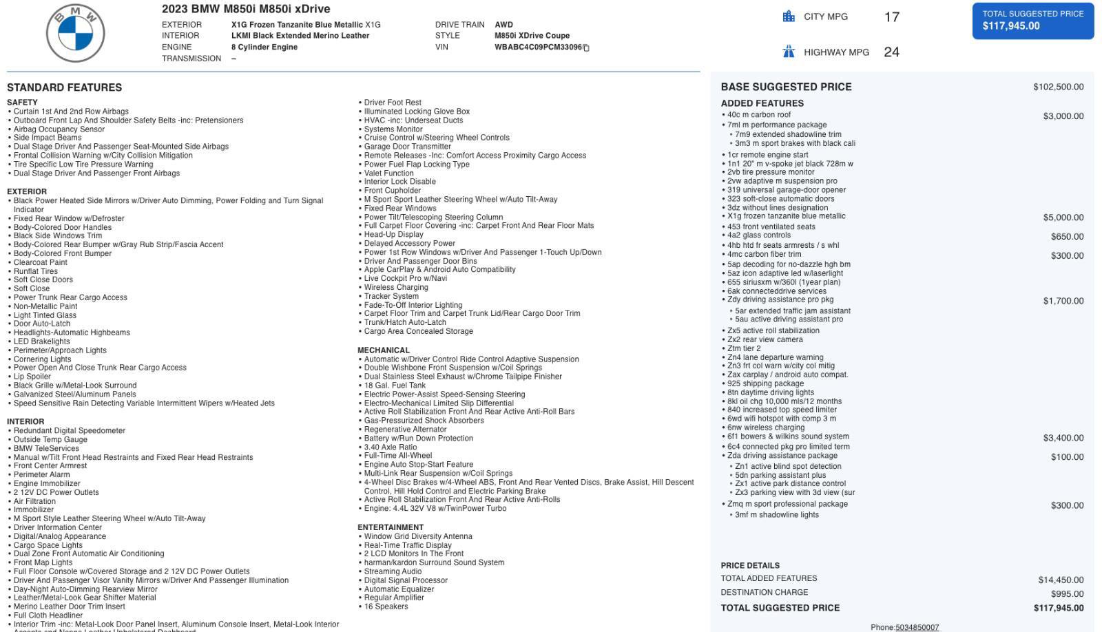 Used 2023 BMW M850i xDrive Coupe image 5
