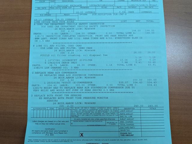 Used 2017 Cadillac Escalade Premium Luxury w/ LPO, Radiant Package image 2