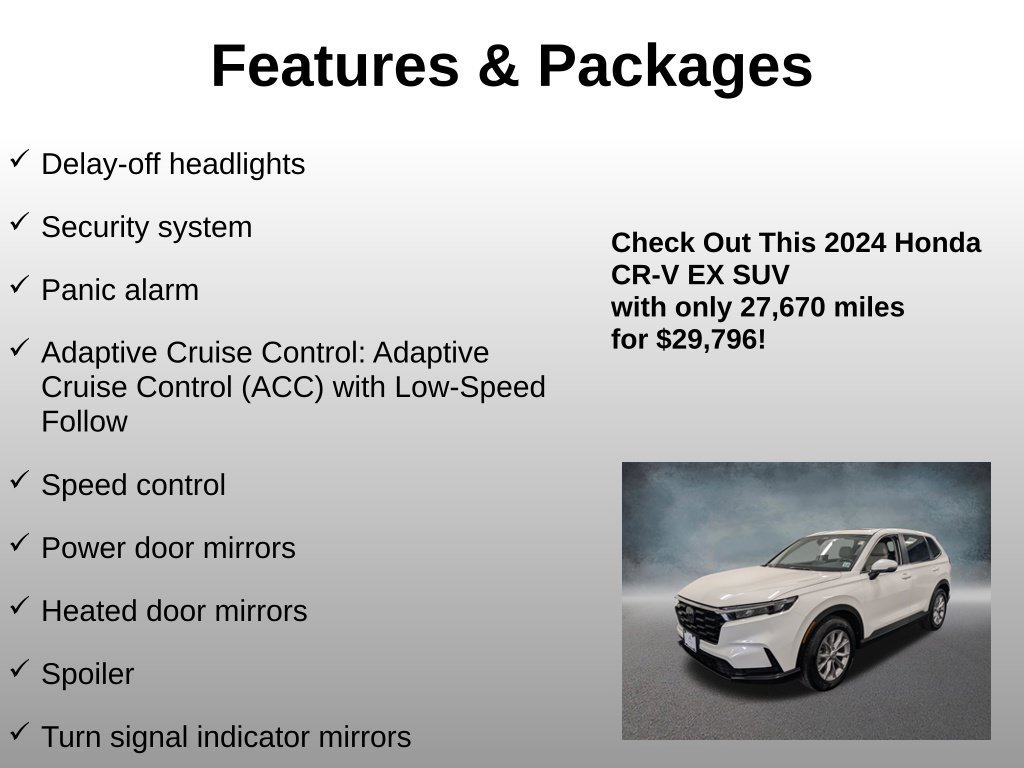 Used 2024 Honda CR-V EX image 20