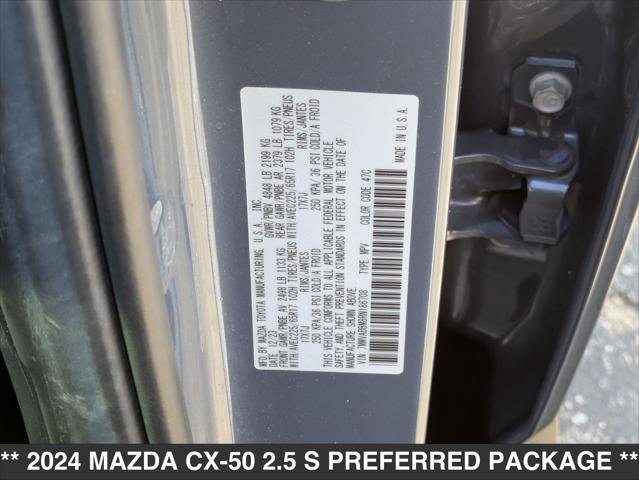 Certified 2024 MAZDA CX-50 AWD 2.5 S w/ Preferred Package image 23