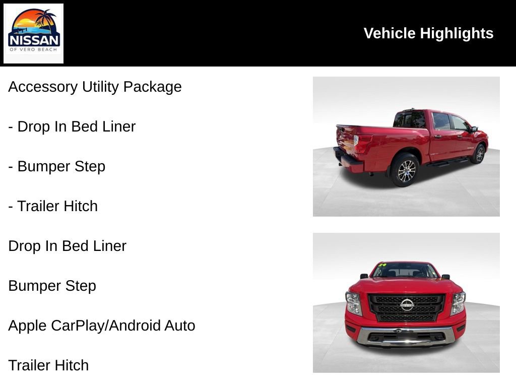 Used 2024 Nissan Titan SV w/ Accessory Utility Package image 19