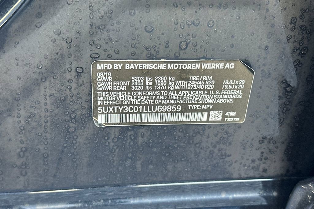 Used 2020 BMW X3 sDrive30i w/ M Sport Package 2 image 35