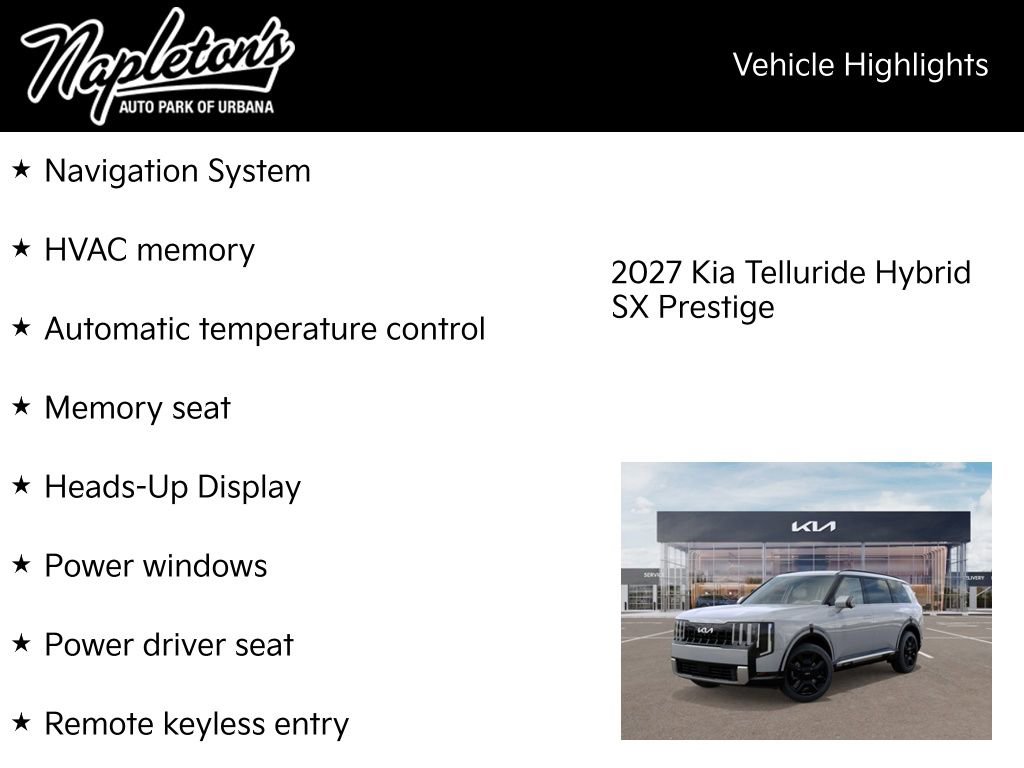 New 2027 Kia Telluride X-Line SX Prestige image 15