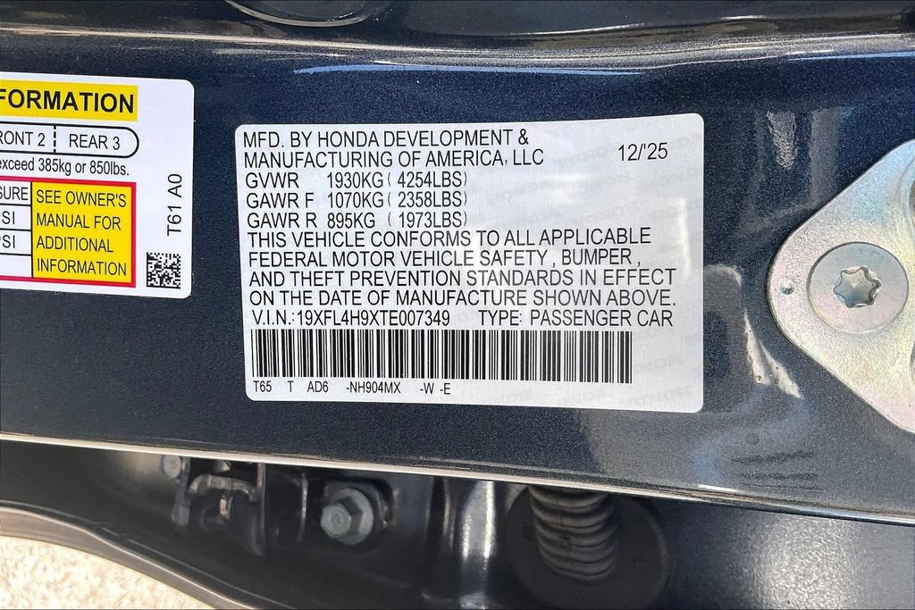 Used 2026 Honda Civic Sport Touring image 18