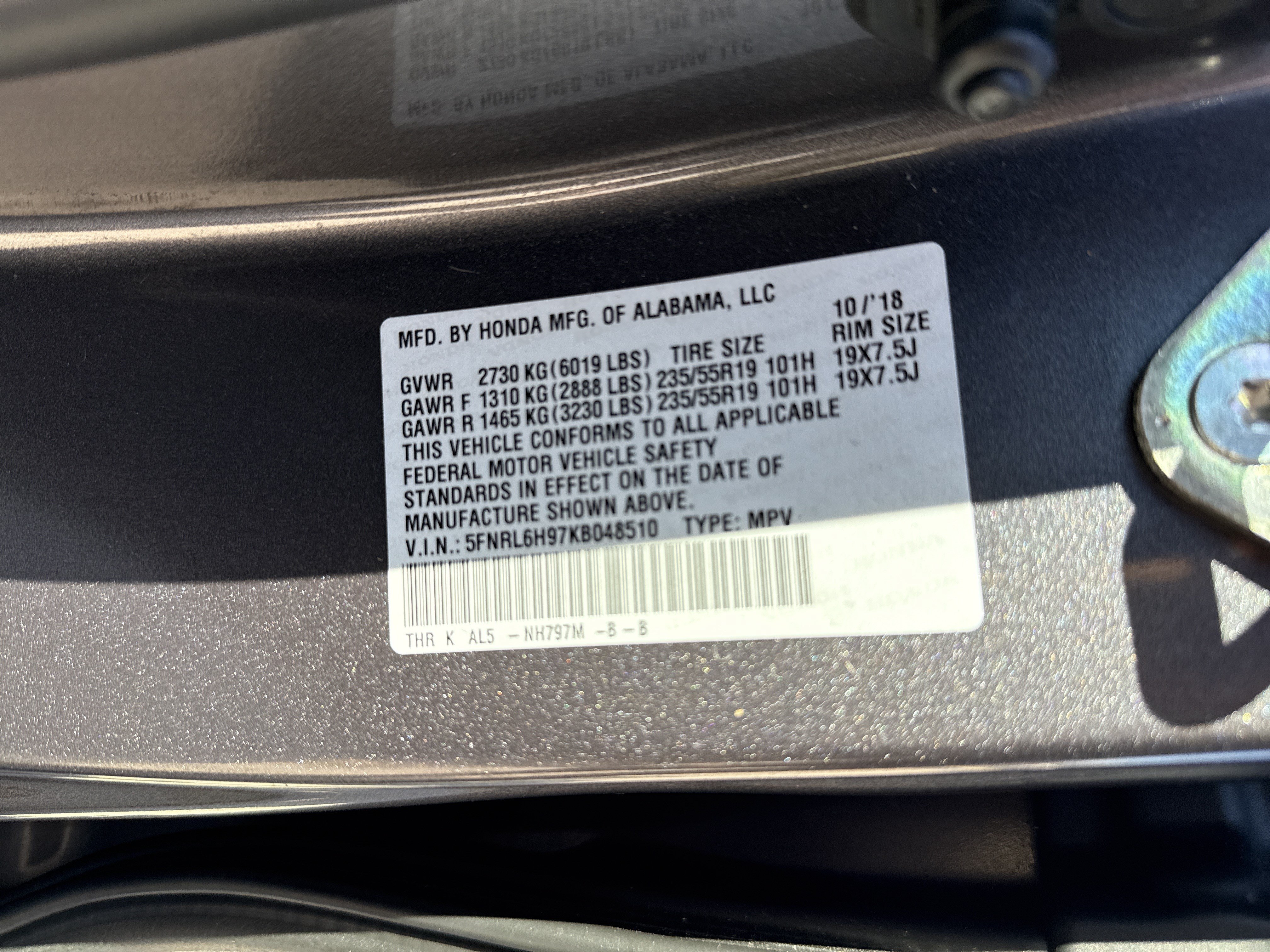 Used 2019 Honda Odyssey Elite image 38