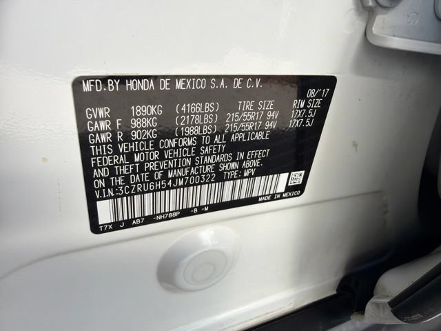 Used 2018 Honda HR-V EX image 35