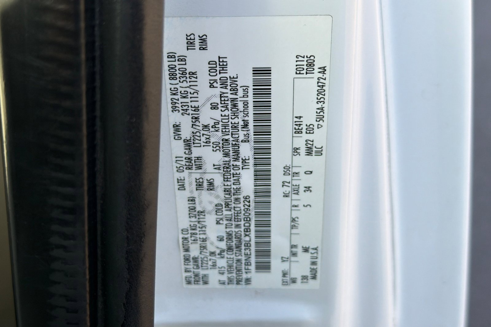 Used 2011 Ford E-350 and Econoline 350 XLT image 26