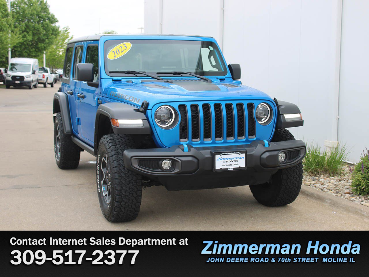 Used 2023 Jeep Wrangler Unlimited Rubicon 4xe w/ Cold Weather Group AWD/4WD image 3