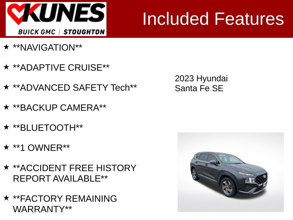 Used 2023 Hyundai Santa Fe SE image 2
