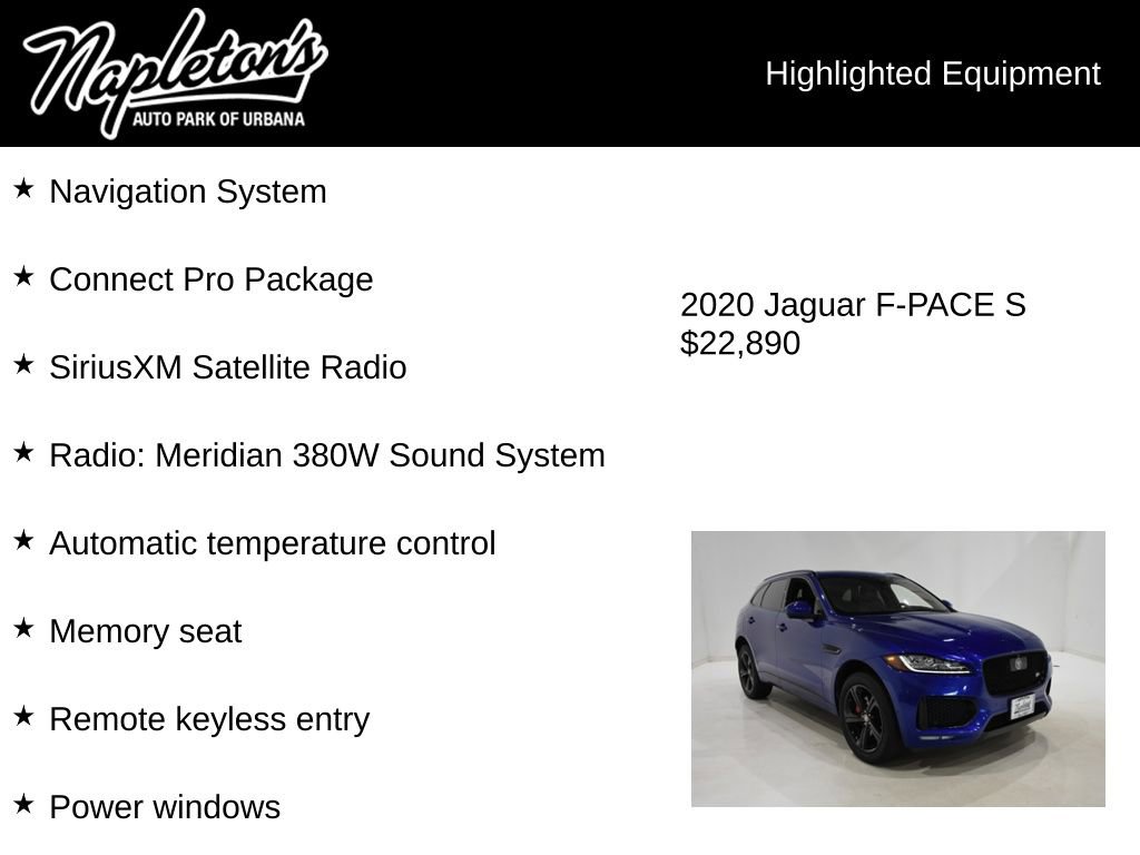 Used 2020 Jaguar F-PACE S AWD/4WD image 15