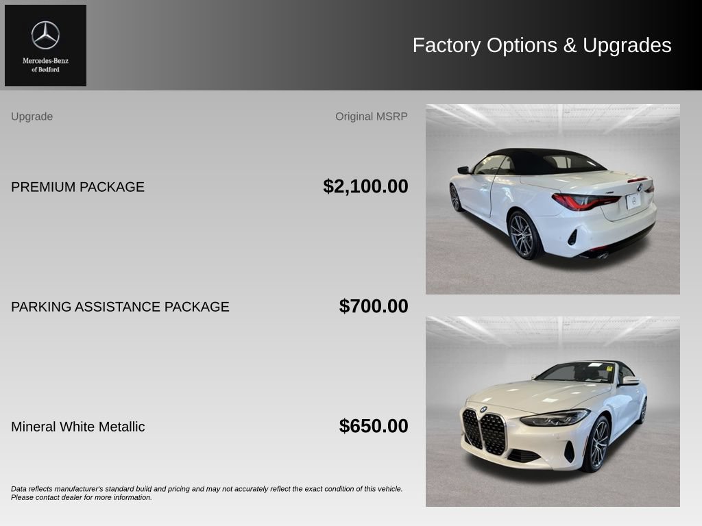 Used 2024 BMW 430i xDrive Convertible w/ Premium Package AWD/4WD image 5