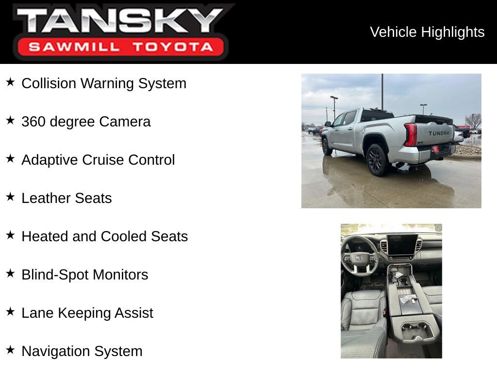 New 2026 Toyota Tundra Platinum image 9