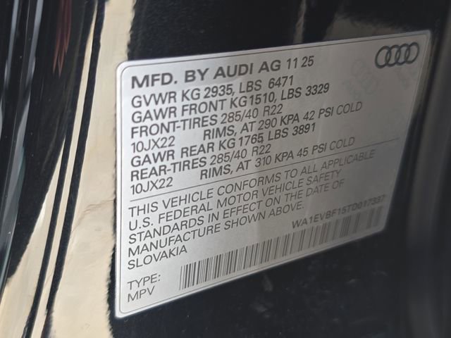 Used 2026 Audi Q8 Premium Plus w/ Premium Plus Package AWD/4WD image 40