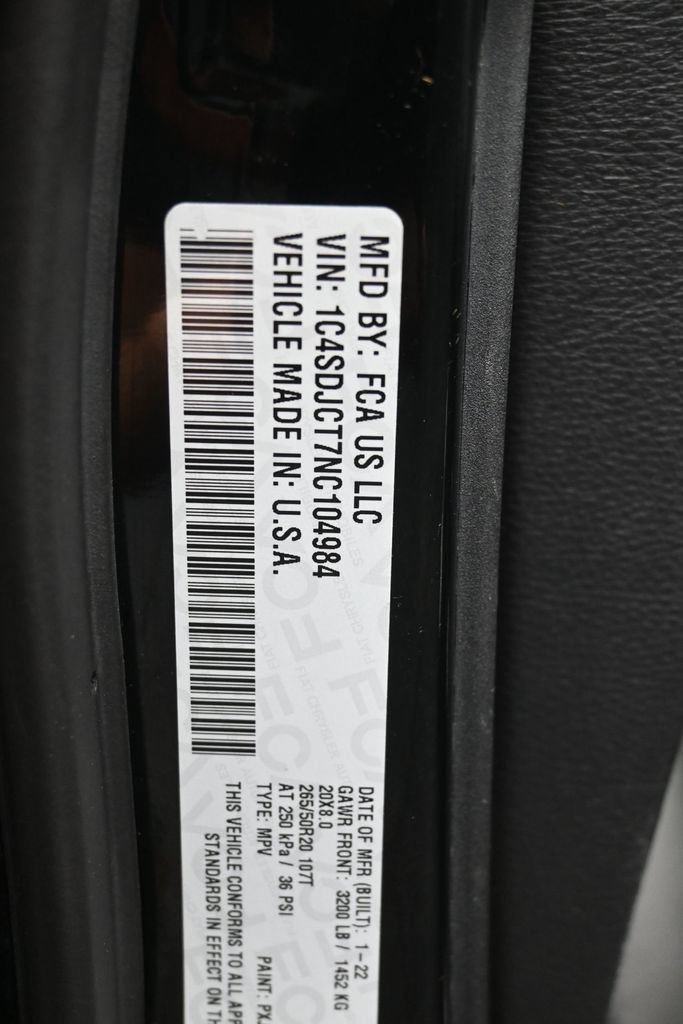 Used 2022 Dodge Durango R/T AWD/4WD image 14