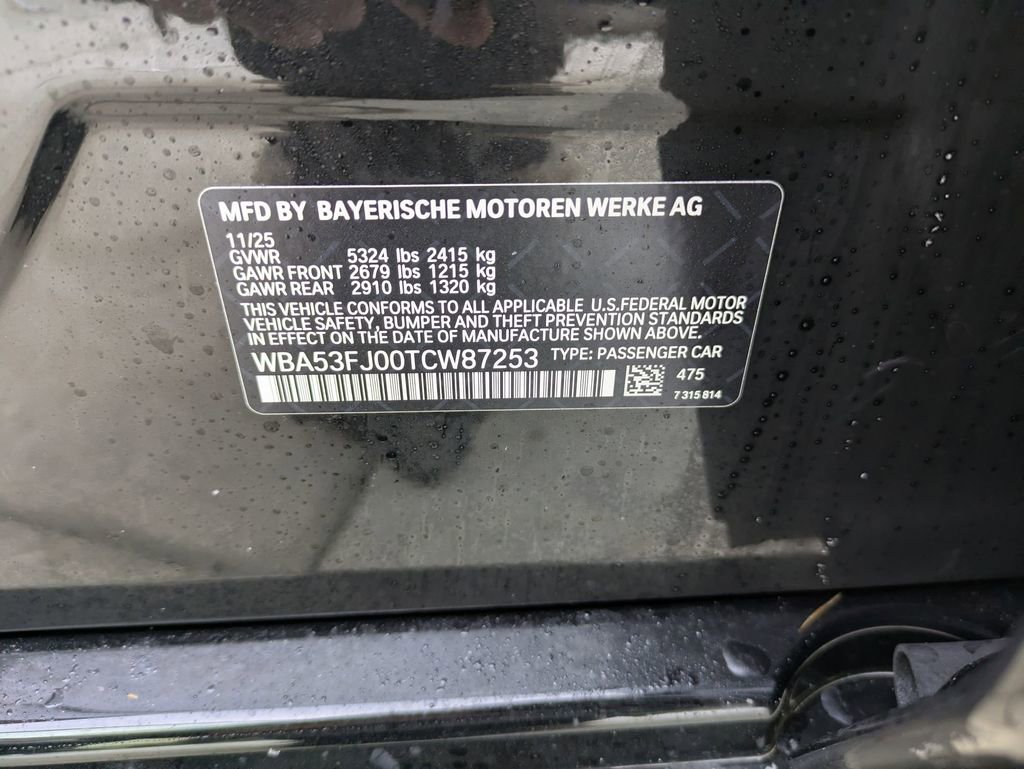 New 2026 BMW 530i xDrive w/ M Sport Package image 38