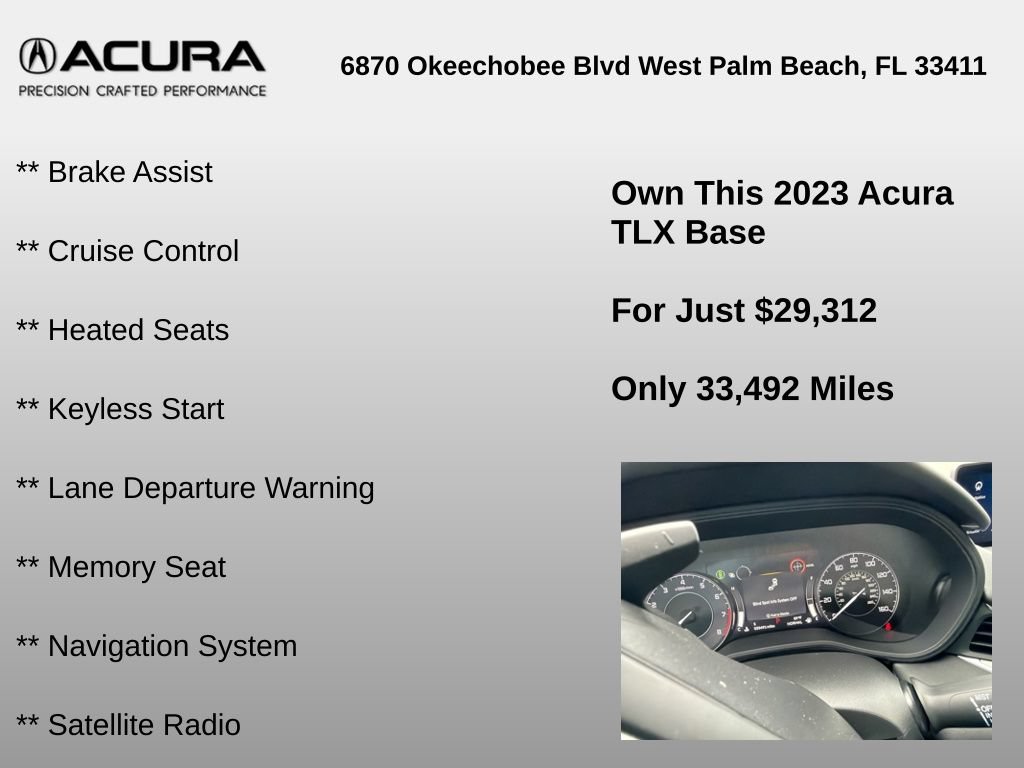 Used 2023 Acura TLX w/ Technology Package FWD image 6