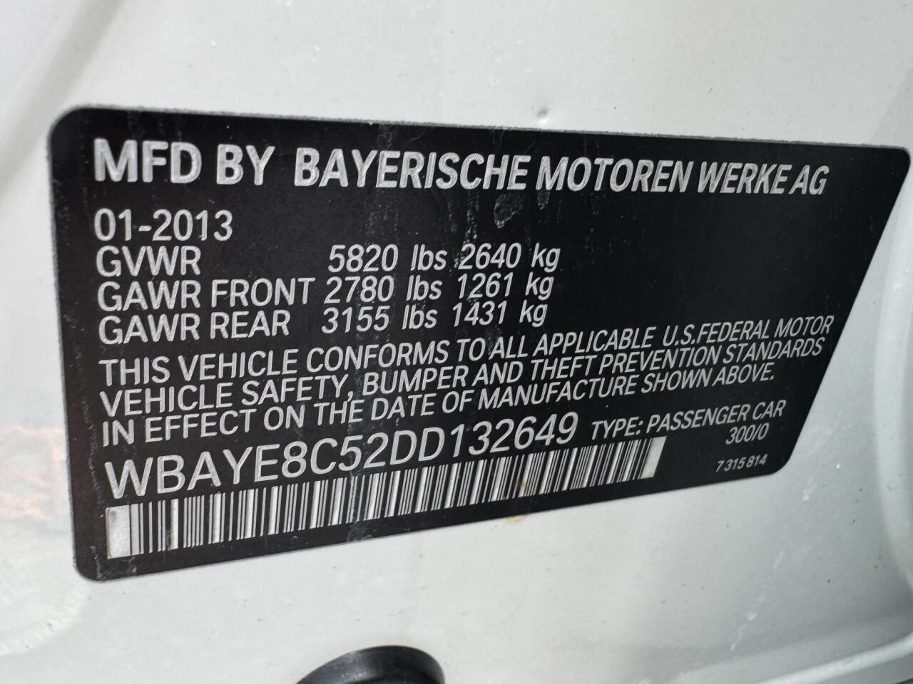Used 2013 BMW 750Li RWD image 26