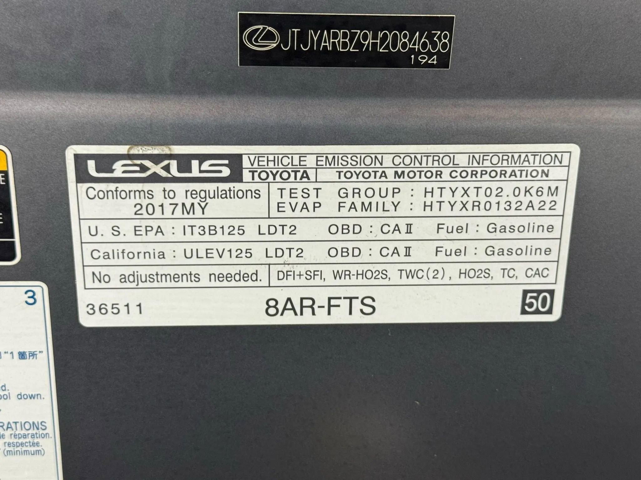 Used 2017 Lexus NX 200t FWD w/ Premium Package image 56