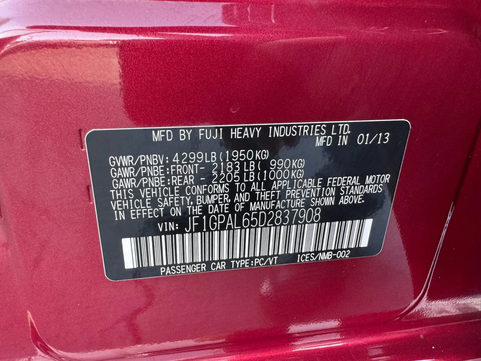 Used 2013 Subaru Impreza 2.0i Sport Premium w/ Popular Pkg 1 AWD/4WD image 19