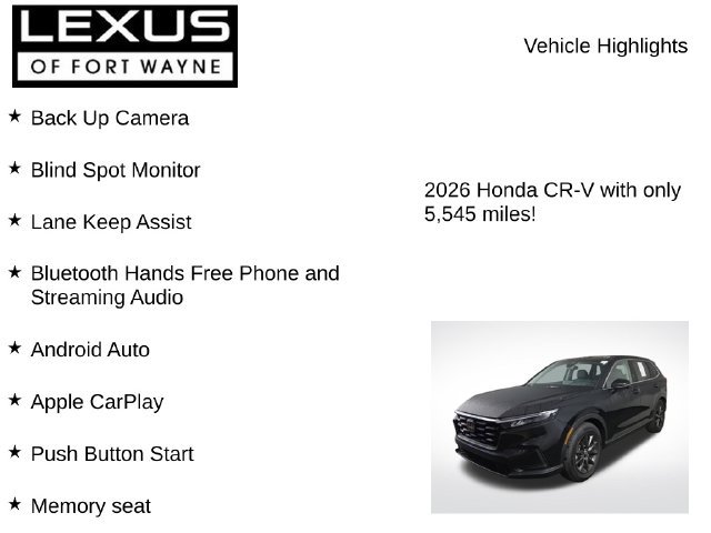 Used 2026 Honda CR-V EX-L image 7
