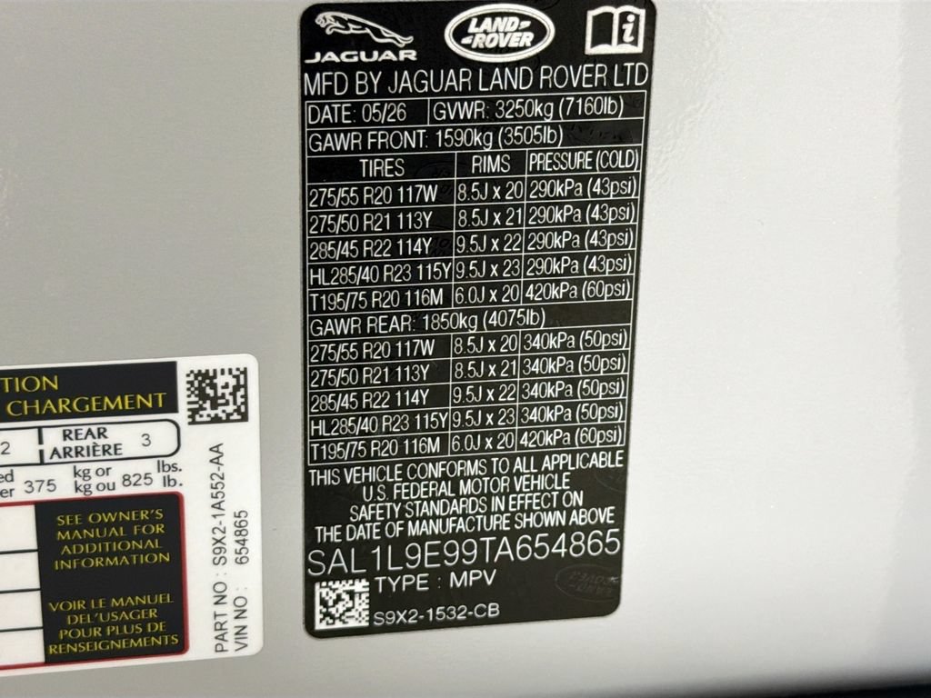 New 2026 Land Rover Range Rover Sport Dynamic SE AWD/4WD image 34
