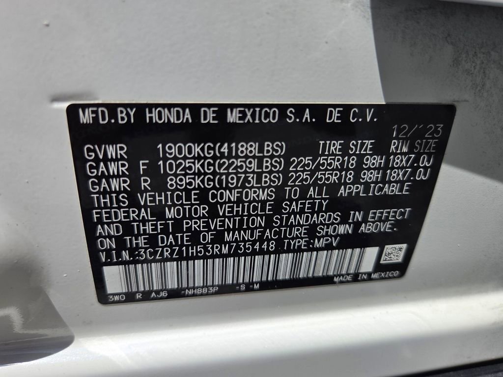 Certified 2024 Honda HR-V Sport image 20